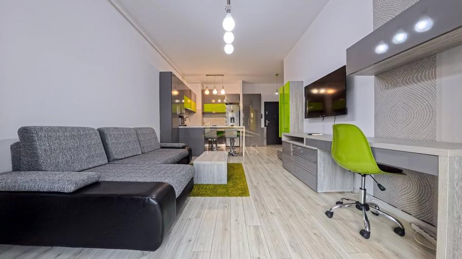 Apartament cu 2 camere semidecomandat, mobilat în Bună Ziua
