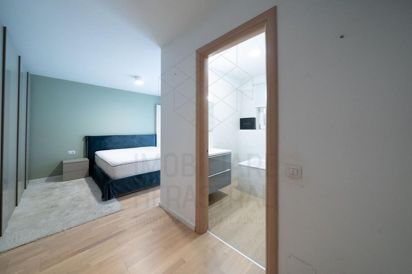 Apartament cu 3 camere semidecomandat, mobilat în Herăstrău