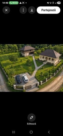 Casă cu 2 camere cu Teren 2100 Mp în Buzdugan