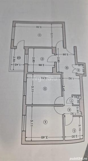 Apartament cu 3 camere decomandat în Mihai Bravu