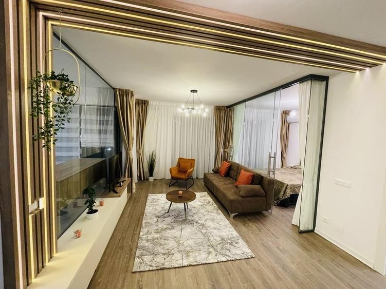 Apartament cu 2 camere semidecomandat, mobilat în Pipera