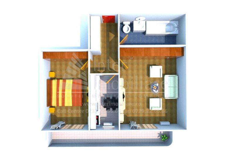 Apartament cu 2 camere în Galata