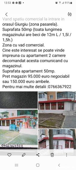 Spațiu comercial, de 50 mp, în Exterior Vest