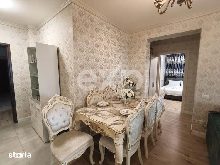 Apartament cu 3 camere semidecomandat în Central