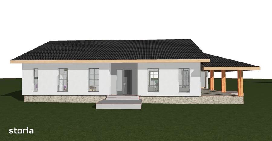 Casă cu 3 camere cu Teren 938 Mp în Sârbi