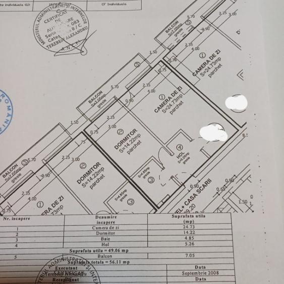 Apartament 2 camere , 56 mp, utili , Calea Baciului - 4