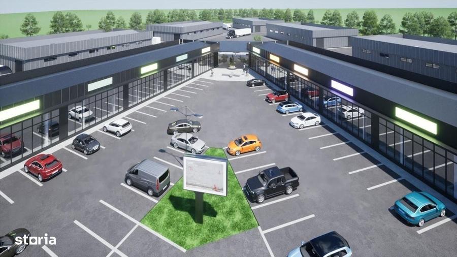Spațiu comercial, în Romanești