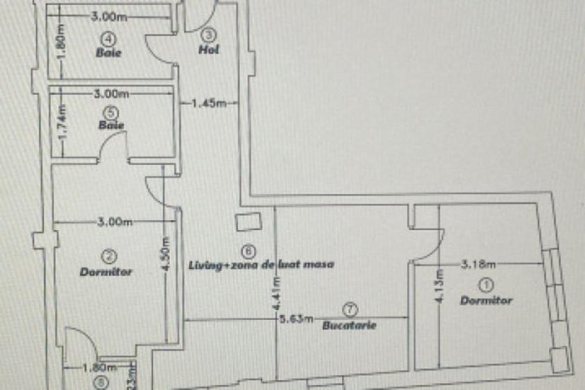Apartament 3 camere, 69,56mp | Zona Calea Baciului | Cluj | - 3