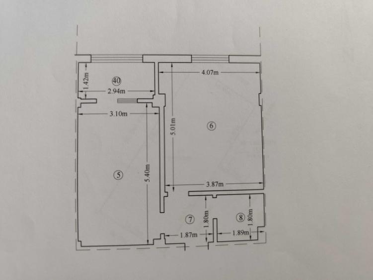 Apartament cu 2 camere semidecomandat în Valea Adâncă