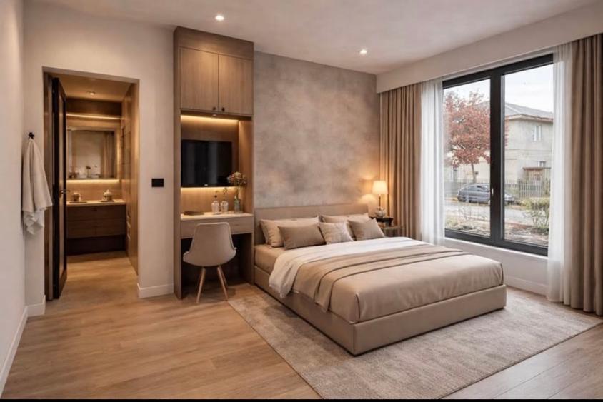Duplex cu 4 camere cu Teren 250 Mp în Central