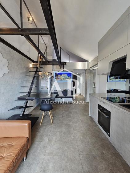 Apartament tip loft luminos cu vedere liberă | metrou Laminorului - 6