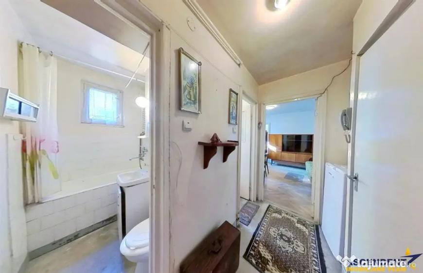 Apartament cu 2 camere nedecomandat, mobilat în Central
