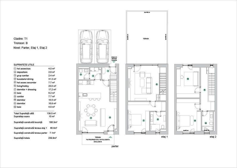Casa Tip Townhouse | Terasa Spectaculoasa | Comunitate Premium - 1