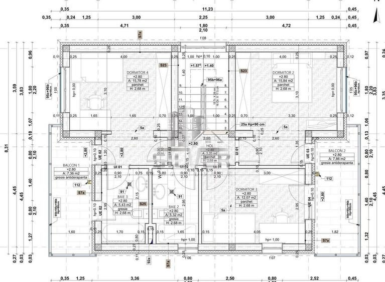 Casa in curs de construire/Teren 450 mp/VANZARE PF. - 17