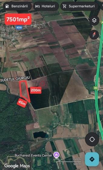 Teren Construcții intravilan de 2500 mp, în Ciorogârla