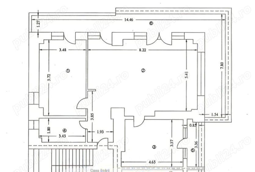 Apartament cu 3 camere decomandat în Albert