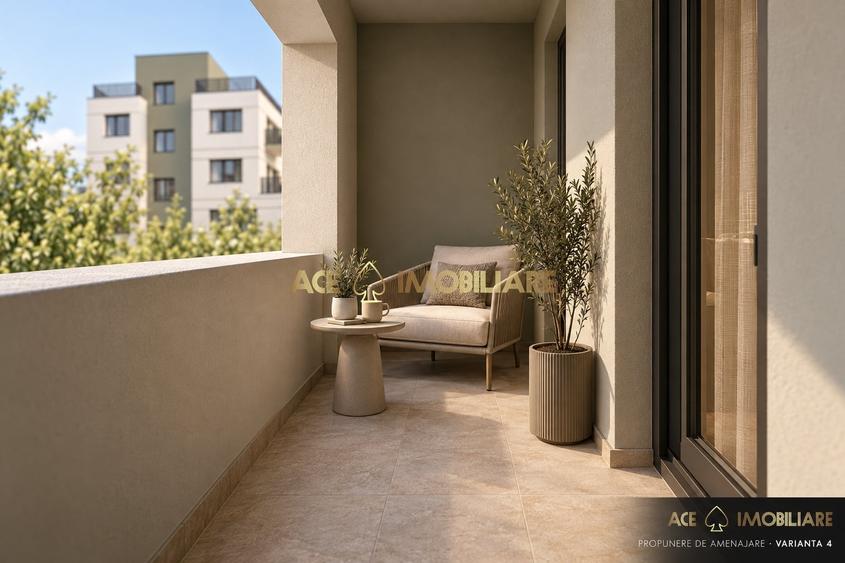 Apartament cu 3 camere decomandat în Popești-Leordeni