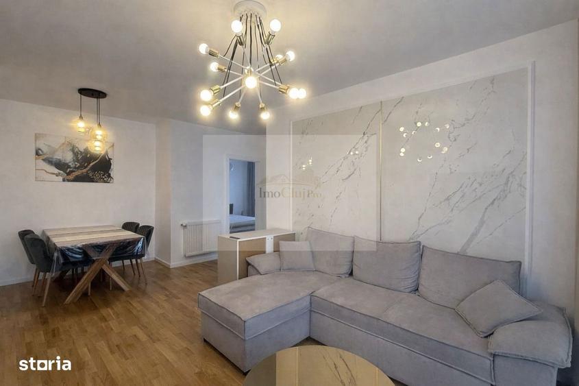 Apartament cu 3 camere, mobilat în Între Lacuri