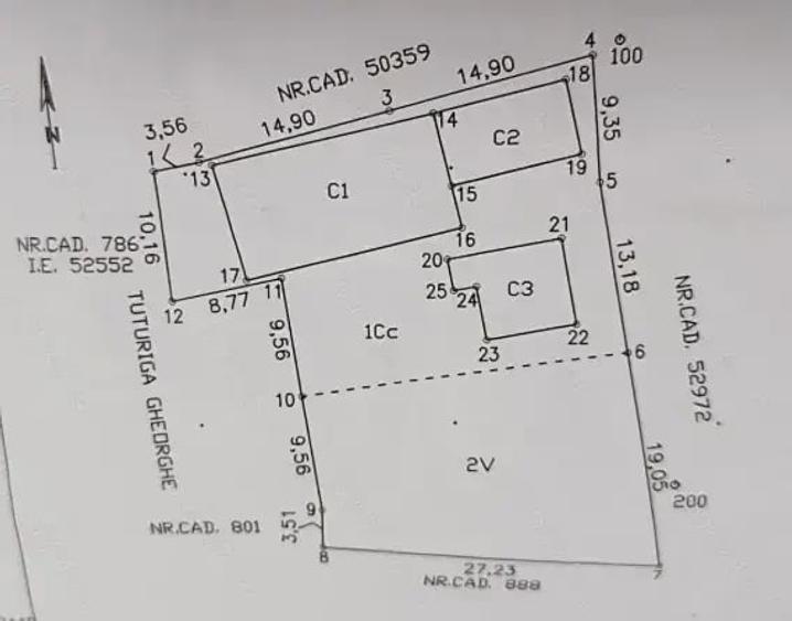 Casă cu 6 camere cu Teren 1026 Mp în Central