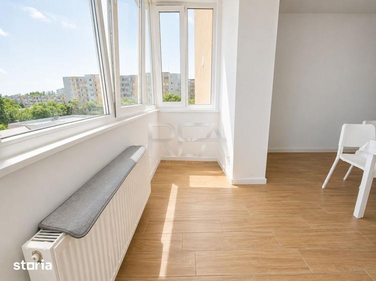 Apartament cu 3 camere semidecomandat în Rahova