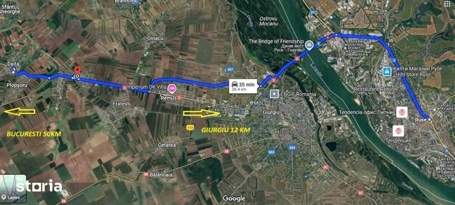 Casă cu 4 camere cu Teren 3800 Mp în Daia