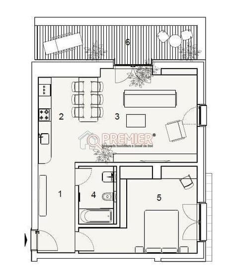 Apartament cu 2 camere în Vitan