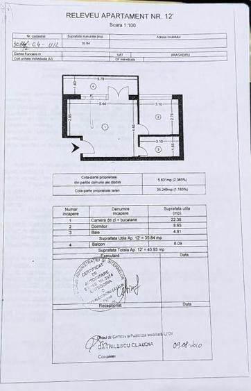 Apartament cu 2 camere decomandat în Bragadiru