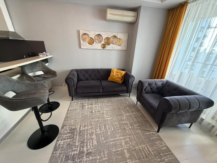 Apartament cu 2 camere semidecomandat, mobilat în Aviației