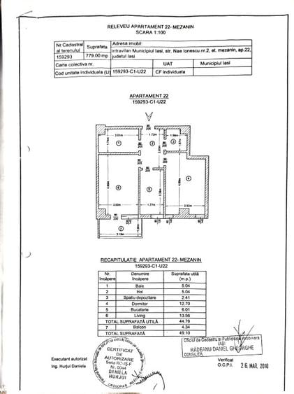 Apartament cu 2 camere, mobilat în Bucium
