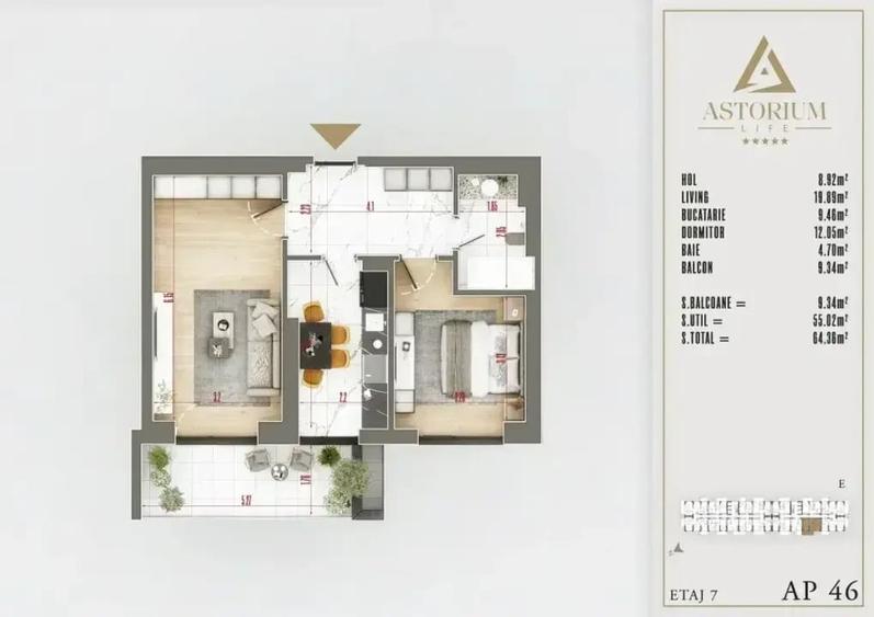 2 Camere | TVA 9% | izolat fonic | 600 metri STB | Theodor Pallady - 5