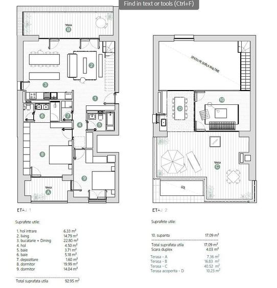Apartament cu 4 camere în Pipera