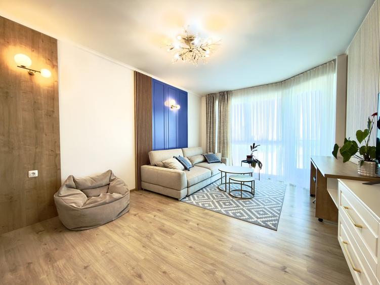 Apartament cu 2 camere semidecomandat, mobilat în Floreasca