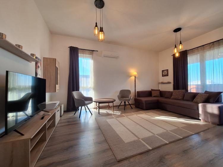 Apartament cu 2 camere decomandat, mobilat în Aradului