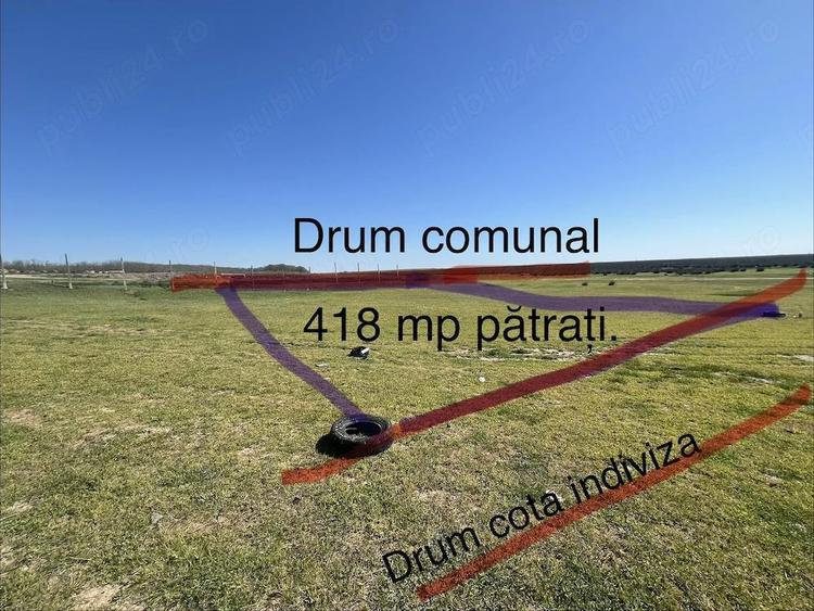 Teren de 414 mp, în Vadu