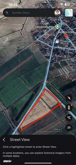 Teren de 35000 mp, în Surdila-Greci