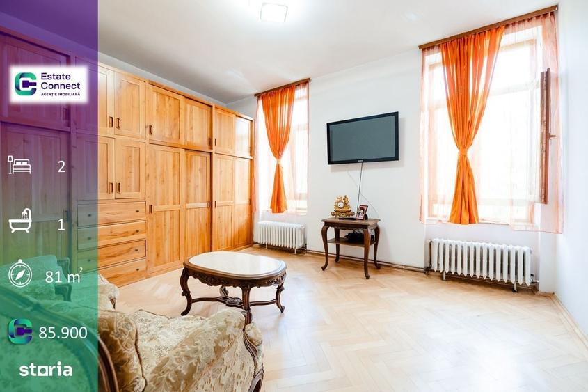 Apartament cu 2 camere decomandat în Ultracentral