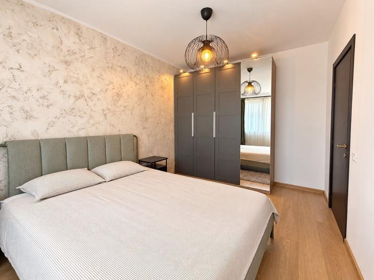 Apartament cu 2 camere semidecomandat, mobilat în Sânpetru