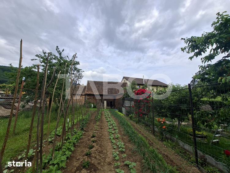 Casă cu 2 camere nedecomandat cu Teren 580 Mp în Axente Sever