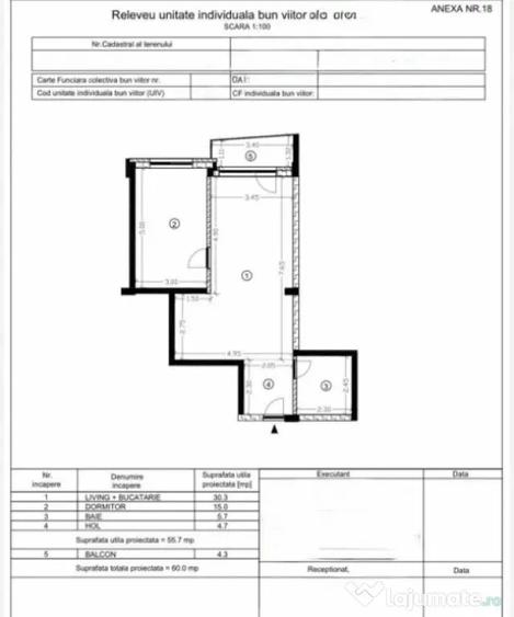 Apartament cu 2 camere decomandat în Tomis Plus