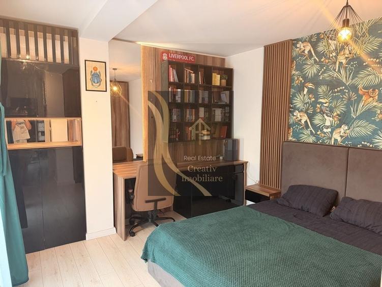 Apartament cu 2 camere semidecomandat, mobilat în Mihai Bravu