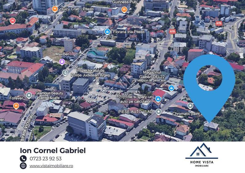 Casă cu 4 camere cu Teren 381 Mp în Central
