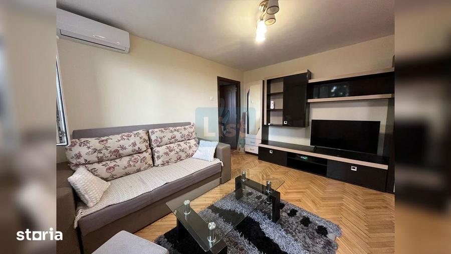 Apartament cu 2 camere semidecomandat, mobilat în Andrei Mureșanu