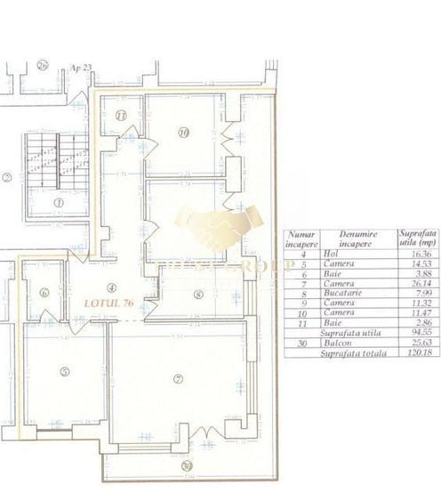 Apartament cu 4 camere în Parcul Circului