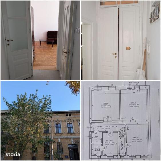 Apartament cu 3 camere decomandat în Central