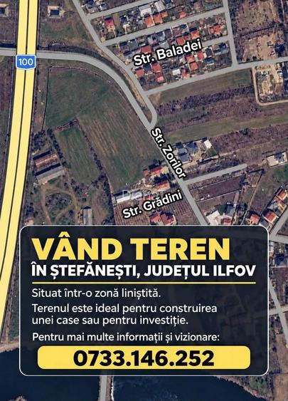 Spațiu comercial, în Ștefăneștii de Jos