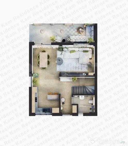 Casă cu 3 camere cu Teren 260 Mp în Central