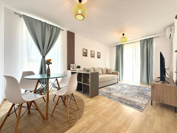 Apartament cu 2 camere, mobilat în Tractorul