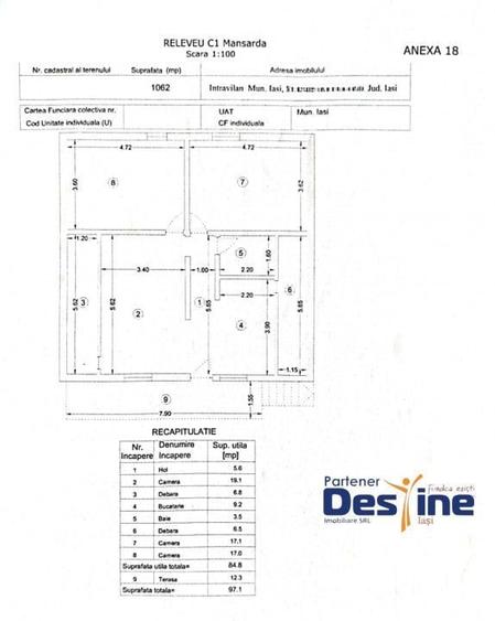 Casă individuală cu 6 camere cu Canalizare în Copou