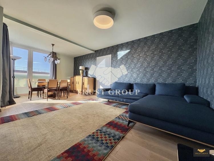 Apartament cu 3 camere decomandat, mobilat în Herăstrău