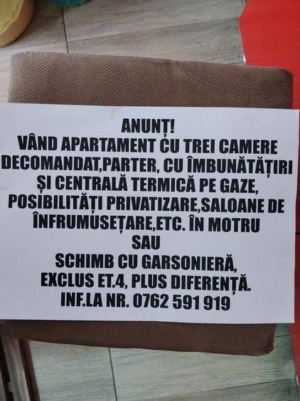 Apartament cu 2 camere decomandat în Central